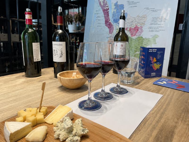 Bordeaux Wine & Cheese Tasting Class – 3 Wines with Charcuterie